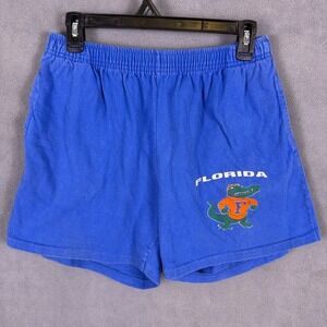 Vintage Florida Gators Shorts Mens L NCAA Made In USA 80s Blue Read!